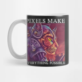 PIXEL ART CAT WARRIORS Mug